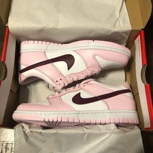 NIKE dunks Pink Foams GS 7Y